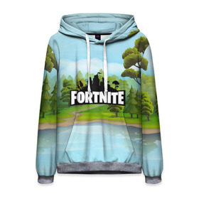 Мужская толстовка 3D с принтом FORTNITE в городе Новоалтайск, 100% полиэстер | двухслойный капюшон со шнурком для регулировки, мягкие манжеты на рукавах и по низу толстовки, спереди карман-кенгуру с мягким внутренним слоем. | battle royale | fortnite | fortnite battle royale | futuresynth | game | outrun | retrowave | synth | synthwave | игры | ретровейв | синтвейв | фортнайт