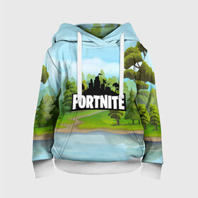 Детская толстовка 3D с принтом FORTNITE в городе Новоалтайск, 100% полиэстер | двухслойный капюшон со шнурком для регулировки, мягкие манжеты на рукавах и по низу толстовки, спереди карман-кенгуру с мягким внутренним слоем | Тематика изображения на принте: battle royale | fortnite | fortnite battle royale | futuresynth | game | outrun | retrowave | synth | synthwave | игры | ретровейв | синтвейв | фортнайт