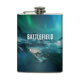 Фляга с принтом BATTLEFIELD в городе Новоалтайск, металлический корпус | емкость 0,22 л, размер 125 х 94 мм. Виниловая наклейка запечатывается полностью | action | battlefield | battlefield 5 | battlefield v | dice | electronic arts | game | war | world war | война | вторая мировая | игры | солдат | солдаты | шутер