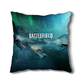 Подушка 3D с принтом BATTLEFIELD в городе Новоалтайск, наволочка – 100% полиэстер, наполнитель – холлофайбер (легкий наполнитель, не вызывает аллергию). | состоит из подушки и наволочки. Наволочка на молнии, легко снимается для стирки | action | battlefield | battlefield 5 | battlefield v | dice | electronic arts | game | war | world war | война | вторая мировая | игры | солдат | солдаты | шутер
