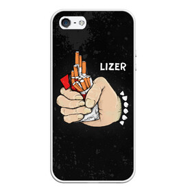 Чехол для iPhone 5/5S матовый с принтом Lizer - Пачка Сигарет в городе Новоалтайск, Силикон | Область печати: задняя сторона чехла, без боковых панелей | damn | false | frozen | garden | lizer | logo | loverap | mirror | music | mysoul | raper | russian | soul | symbol | лизер | лого | логотип | музыка | пачка | русский | рэп | рэпер | рэппер | сердце | символ | хипхоп