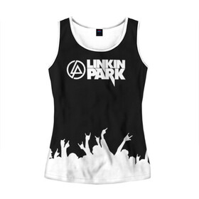 Женская майка 3D с принтом Linkin Park #5 в городе Новоалтайск, 100% полиэстер | круглая горловина, прямой силуэт, длина до линии бедра | linkin park | linkin park in the end | linkin park numb | linkin park remix. | linkin parks | линкин парк