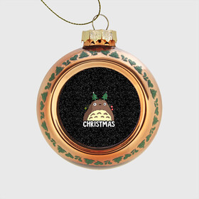 Стеклянный ёлочный шар с принтом Totoro Christmas в городе Новоалтайск, Стекло | Диаметр: 80 мм | anime | christmas | moon | myneighbortotoro | night | totoro | xmas | аниме | канта | кодомо | котобус | кусакабэ | мэй | рождество | сусуватари | тацуо | тоторо | хаяомиядзаки | ясуко