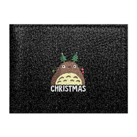 Обложка для студенческого билета с принтом Totoro Christmas в городе Новоалтайск, натуральная кожа | Размер: 11*8 см; Печать на всей внешней стороне | anime | christmas | moon | myneighbortotoro | night | totoro | xmas | аниме | канта | кодомо | котобус | кусакабэ | мэй | рождество | сусуватари | тацуо | тоторо | хаяомиядзаки | ясуко