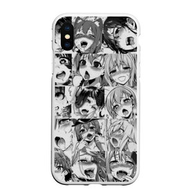 Чехол для iPhone XS Max матовый с принтом Ахегао в городе Новоалтайск, Силикон | Область печати: задняя сторона чехла, без боковых панелей | ahegao | аниме | ахегао | мульт | мультфильм | сенпай | сэмпай