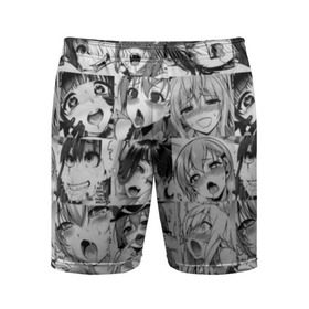 Мужские шорты 3D спортивные с принтом Ахегао в городе Новоалтайск,  |  | ahegao | аниме | ахегао | мульт | мультфильм | сенпай | сэмпай