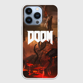 Чехол для iPhone 13 Pro с принтом DOOM в городе Новоалтайск,  |  | Тематика изображения на принте: demon | devil | doom | doom vfr | evil | game | mars | red | демон | дум | игры | космос | красная планета | марс | пришельцы