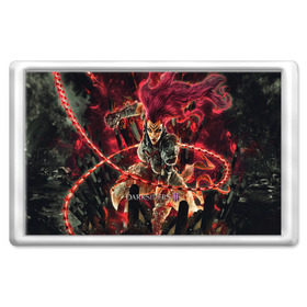 Магнит 45*70 с принтом DARKSIDERS 3 в городе Новоалтайск, Пластик | Размер: 78*52 мм; Размер печати: 70*45 | apocalypse | building | darksider 3 | destruction | fury | roots | slasher | strife | война | всадники апокалипсиса | голод | дарксайдерс | нефилимы | раздор | ярость