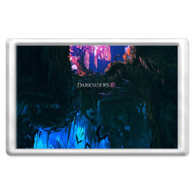 Магнит 45*70 с принтом DARKSIDERS 3 в городе Новоалтайск, Пластик | Размер: 78*52 мм; Размер печати: 70*45 | apocalypse | building | darksider 3 | destruction | fury | roots | slasher | strife | война | всадники апокалипсиса | голод | дарксайдерс | нефилимы | раздор | ярость