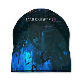 Шапка 3D с принтом DARKSIDERS 3 в городе Новоалтайск, 100% полиэстер | универсальный размер, печать по всей поверхности изделия | apocalypse | building | darksider 3 | destruction | fury | roots | slasher | strife | война | всадники апокалипсиса | голод | дарксайдерс | нефилимы | раздор | ярость