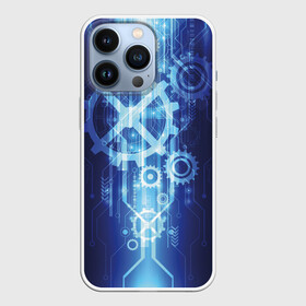 Чехол для iPhone 13 Pro с принтом Hi Tech в городе Новоалтайск,  |  | hitech | детали | плата | система | техно