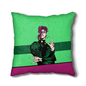 Подушка 3D с принтом Jojo Kakyoin в городе Новоалтайск, наволочка – 100% полиэстер, наполнитель – холлофайбер (легкий наполнитель, не вызывает аллергию). | состоит из подушки и наволочки. Наволочка на молнии, легко снимается для стирки | adventure | anime | bizzare | jo jo | jojo | logo | manga | аниме | араки | ахегао | джо | джо джо | джоджо | жижа | жожа | жожо | йойо | лого | манга | мульт | мультфильм | отаку | сериал | символ | хирохико | юри | яой