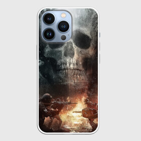 Чехол для iPhone 13 Pro с принтом Battlefield Череп в городе Новоалтайск,  |  | battlefield | ак 47 | батла | баттл | война | огонь | омон | оружие | перестрелка | стрелялка | череп