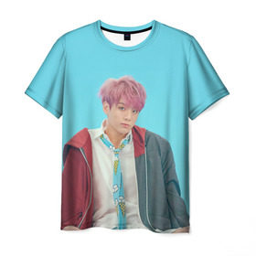 Мужская футболка 3D с принтом BTS. Jungkook в городе Новоалтайск, 100% полиэфир | прямой крой, круглый вырез горловины, длина до линии бедер | army | bangtan | beyond | boys | bts | j hope | jimin | jin | jungkook | k pop | rm | scene | suga | the | v | армия | арэма | бтс | ви | джей хоупа | сюги | чимина | чина | чонгука