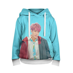 Детская толстовка 3D с принтом BTS. Jungkook в городе Новоалтайск, 100% полиэстер | двухслойный капюшон со шнурком для регулировки, мягкие манжеты на рукавах и по низу толстовки, спереди карман-кенгуру с мягким внутренним слоем | army | bangtan | beyond | boys | bts | j hope | jimin | jin | jungkook | k pop | rm | scene | suga | the | v | армия | арэма | бтс | ви | джей хоупа | сюги | чимина | чина | чонгука