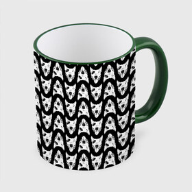Кружка 3D с принтом Snap в городе Новоалтайск, керамика | ёмкость 330 мл | abstraction | black | dog | fighter | friend | frost | hipster | pattern | white | абстракция | белый | боец | бультерьер | друг | мороз | психоделика | собака | узор | хипстер | черный