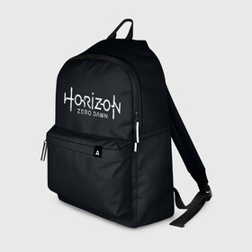 Рюкзак 3D с принтом HORIZON ZERO DAWN в городе Новоалтайск, 100% полиэстер | лямки с регулируемой длиной, сверху петелька, чтобы рюкзак можно было повесить на вешалку. Основное отделение закрывается на молнию, как и внешний карман. Внутри два дополнительных кармана, один из которых закрывается на молнию. По бокам два дополнительных кармашка | aloy | game | horizon zero dawn | hunter | machine | mecha | robot | snow | spear | the frozen wilds | weapon | игры | постапокалипсис | роботы | фентези | элой