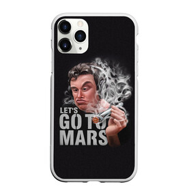 Чехол для iPhone 11 Pro матовый с принтом Илон Маск в городе Новоалтайск, Силикон |  | comic art | elon musk | lets go to mars | арт | голова | дым | илон маск | косяк | минимализм | надпись