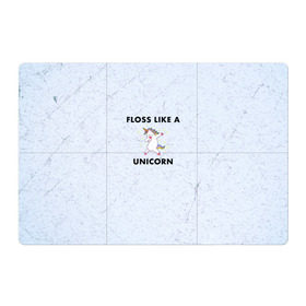 Магнитный плакат 3Х2 с принтом Floss like a unicorn в городе Новоалтайск, Полимерный материал с магнитным слоем | 6 деталей размером 9*9 см | dance | floss | flossing | like a boss | бос | движение | деб | дэб | кулаки | любит | размахивает | руками | руки | танец | танцевальное | флос | флосинг | флосс | флоссинг