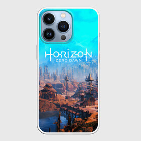 Чехол для iPhone 13 Pro с принтом HORIZON ZERO DAWN в городе Новоалтайск,  |  | Тематика изображения на принте: aloy | game | horizon zero dawn | hunter | machine | mecha | robot | snow | spear | the frozen wilds | weapon | игры | постапокалипсис | роботы | фентези | элой