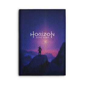 Обложка для автодокументов с принтом HORIZON ZERO DAWN в городе Новоалтайск, натуральная кожа |  размер 19,9*13 см; внутри 4 больших “конверта” для документов и один маленький отдел — туда идеально встанут права | Тематика изображения на принте: aloy | game | horizon zero dawn | hunter | machine | mecha | robot | snow | spear | the frozen wilds | weapon | игры | постапокалипсис | роботы | фентези | элой