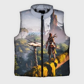 Мужской жилет утепленный 3D с принтом HORIZON ZERO DAWN в городе Новоалтайск,  |  | aloy | game | horizon zero dawn | hunter | machine | mecha | robot | snow | spear | the frozen wilds | weapon | игры | постапокалипсис | роботы | фентези | элой