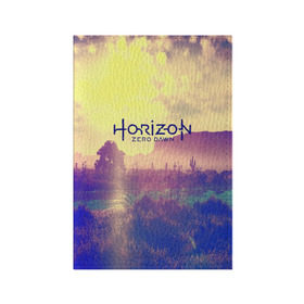 Обложка для паспорта матовая кожа с принтом HORIZON ZERO DAWN в городе Новоалтайск, натуральная матовая кожа | размер 19,3 х 13,7 см; прозрачные пластиковые крепления | aloy | game | horizon zero dawn | hunter | machine | mecha | robot | snow | spear | the frozen wilds | weapon | игры | постапокалипсис | роботы | фентези | элой