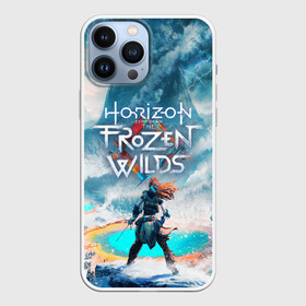 Чехол для iPhone 13 Pro Max с принтом HORIZON ZERO DAWN в городе Новоалтайск,  |  | Тематика изображения на принте: aloy | game | horizon zero dawn | hunter | machine | mecha | robot | snow | spear | the frozen wilds | weapon | игры | постапокалипсис | роботы | фентези | элой