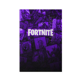 Обложка для паспорта матовая кожа с принтом FORTNITE в городе Новоалтайск, натуральная матовая кожа | размер 19,3 х 13,7 см; прозрачные пластиковые крепления | Тематика изображения на принте: 2019 | armor | armour | cybersport | esport | fortnite | game | llama | logo | броня | игра | киберспорт | лама | симулятор строительства | строительство | фиолетовый | фирменные цвета | фортнайт
