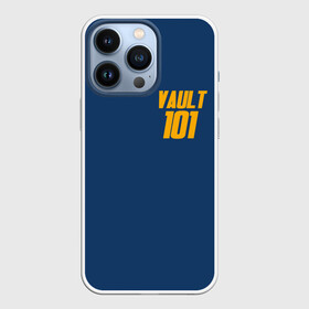 Чехол для iPhone 13 Pro с принтом VAULT 101 | FALLOUT в городе Новоалтайск,  |  | Тематика изображения на принте: 101 | 111 | 13 | 76 | atom cats | bethesda | brotherhood of steel | fallout | nuka cola | outcast | tunnel snakes | vault | war | братство стали | бункер | война | убежище | фолаут | фоллаут | ядеркола