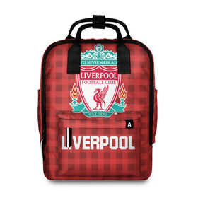 Женский рюкзак 3D с принтом РЮКЗАК LIVERPOOL в городе Новоалтайск, 100% полиэстер | лямки с регулируемой длиной, сверху ручки, чтобы рюкзак нести как сумку. Основное отделение закрывается на молнию, как и внешний карман. Внутри два дополнительных кармана, один из которых закрывается на молнию. По бокам два дополнительных кармашка, куда поместится маленькая бутылочка
 | bag | fc | football | football club | liverpool | sport | ливерпуль | рюкзак | спорт | спортивные | сумка | униформа | фирменные цвета | фк | футбол | футбольный клуб