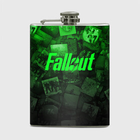 Фляга с принтом FALLOUT в городе Новоалтайск, металлический корпус | емкость 0,22 л, размер 125 х 94 мм. Виниловая наклейка запечатывается полностью | 101 | 111 | 13 | 76 | atom cats | bethesda | brotherhood of steel | fallout | nuka cola | outcast | tunnel snakes | vault | war | братство стали | бункер | война | убежище | фолаут | фоллаут | ядеркола