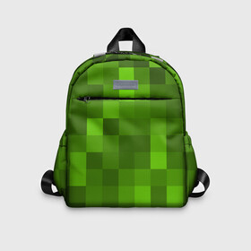 Детский рюкзак 3D с принтом Minecraft в городе Новоалтайск, 100% полиэстер | лямки с регулируемой длиной, сверху петелька, чтобы рюкзак можно было повесить на вешалку. Основное отделение закрывается на молнию, как и внешний карман. Внутри дополнительный карман. По бокам два дополнительных кармашка | blade | blocks | creeper | cubes | game | ken | minecraft | mobs | sword | игры | крипер | майн крафт | майнкрафт | моб