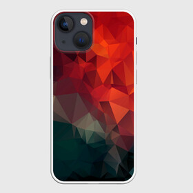 Чехол для iPhone 13 mini с принтом Краски Абстракт в городе Новоалтайск,  |  | абстракт | горы | градиент | краски | красный | кружево | кубики