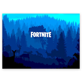 Поздравительная открытка с принтом Fortnite в городе Новоалтайск, 100% бумага | плотность бумаги 280 г/м2, матовая, на обратной стороне линовка и место для марки
 | battle royale | fortnite | fortnite battle royale | futuresynth | game | outrun | retrowave | synth | synthwave | игры | ретровейв | синтвейв | фортнайт