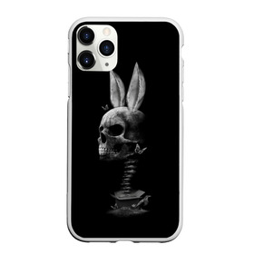 Чехол для iPhone 11 Pro Max матовый с принтом Зая в городе Новоалтайск, Силикон |  | Тематика изображения на принте: бабочки | животные | зая | заяц | кости | кролик | череп | черно белый | черное и белое