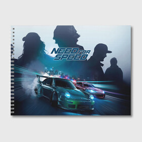 Альбом для рисования с принтом Need for Speed в городе Новоалтайск, 100% бумага
 | матовая бумага, плотность 200 мг. | Тематика изображения на принте: need for speed | nfs | авто | вип | гонки | жажда скорости | класс | машины | симулятор | чемпион