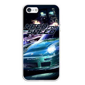 Чехол для iPhone 5/5S матовый с принтом Need for Speed в городе Новоалтайск, Силикон | Область печати: задняя сторона чехла, без боковых панелей | need for speed | nfs | авто | вип | гонки | жажда скорости | класс | машины | симулятор | чемпион