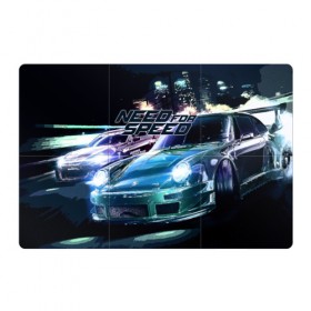 Магнитный плакат 3Х2 с принтом Need for Speed в городе Новоалтайск, Полимерный материал с магнитным слоем | 6 деталей размером 9*9 см | need for speed | nfs | авто | вип | гонки | жажда скорости | класс | машины | симулятор | чемпион