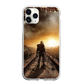 Чехол для iPhone 11 Pro матовый с принтом Metro 2033 постапокалипсис в городе Новоалтайск, Силикон |  | Тематика изображения на принте: 2033 | будущее | закат | метро | метро2033 | постапокалипсис | противогаз | радиация | сталкер