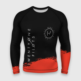 Мужской рашгард 3D с принтом TWENTY ONE PILOTS   TOP в городе Новоалтайск,  |  | 21 pilots | 21p | music | rock | top | trench | twenty one pilots | группа | музыка | рок