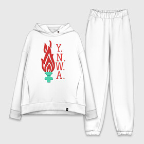 Женский костюм хлопок Oversize с принтом Y.N.W.A. в городе Новоалтайск,  |  | firmino | lfc | liverpool | liverpool fc | mane | shaqiri | ливерпуль | фирмино | фк | футбол | футбольный клуб англии | шакири