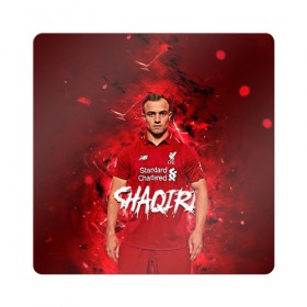 Магнит виниловый Квадрат с принтом Shaqiri Liverpool в городе Новоалтайск, полимерный материал с магнитным слоем | размер 9*9 см, закругленные углы | 