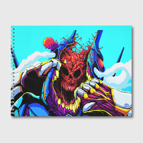Альбом для рисования с принтом HYPER BEAST в городе Новоалтайск, 100% бумага
 | матовая бумага, плотность 200 мг. | awp | counter strike | cyber sport | game | hyper beast | skin | sport | авп | игры | скин | скоростной зверь