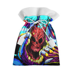Подарочный 3D мешок с принтом HYPER BEAST в городе Новоалтайск, 100% полиэстер | Размер: 29*39 см | awp | counter strike | cyber sport | game | hyper beast | skin | sport | авп | игры | скин | скоростной зверь