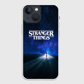 Чехол для iPhone 13 mini с принтом Очень странные дела в городе Новоалтайск,  |  | finn wolfhard | gaten mataraz | millie bobby brown | natalia dyer | stranger things | winona ryder | вайнона райдер | милли бобби браун | оченнь странные дела | очень странные дела | странные события