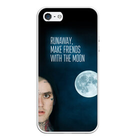 Чехол для iPhone 5/5S матовый с принтом Runuway make friends в городе Новоалтайск, Силикон | Область печати: задняя сторона чехла, без боковых панелей | benz truck | girls | gustav ahr | hip hop | lil | lil peep | moon | peep | rap | runuway make friends | лил | лилпип | луна | пип | рэп | хип хоп | эмо | эмо реп