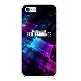 Чехол для iPhone 5/5S матовый с принтом Pubg neon style 2019 в городе Новоалтайск, Силикон | Область печати: задняя сторона чехла, без боковых панелей | action | battlegrounds | chiken | game | online | playerunknown’s | pubg | игры | курица | наемники | пабг | пубг | сковорода | солдаты | шутер