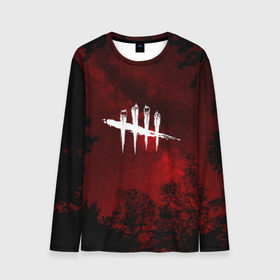 Мужской лонгслив 3D с принтом DEAD BY DAYLIGHT в городе Новоалтайск, 100% полиэстер | длинные рукава, круглый вырез горловины, полуприлегающий силуэт | dead by daylight | game | hillbilly | maniacs | trapper | wraith | деревенщина | игра | мертвые днем | охотник | призрак