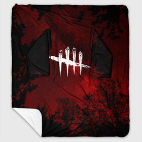Плед с рукавами с принтом DEAD BY DAYLIGHT в городе Новоалтайск, 100% полиэстер | Закругленные углы, все края обработаны. Ткань не мнется и не растягивается. Размер 170*145 | dead by daylight | game | hillbilly | maniacs | trapper | wraith | деревенщина | игра | мертвые днем | охотник | призрак